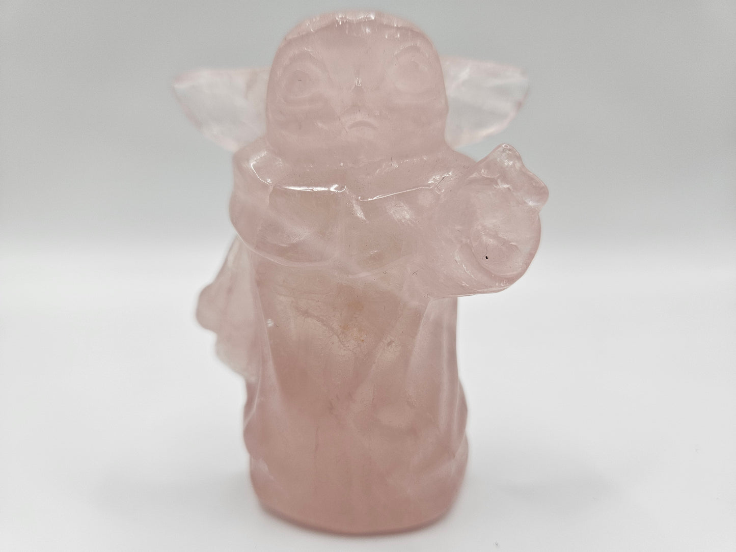 Rose Quartz Grogu "Baby Yoda"