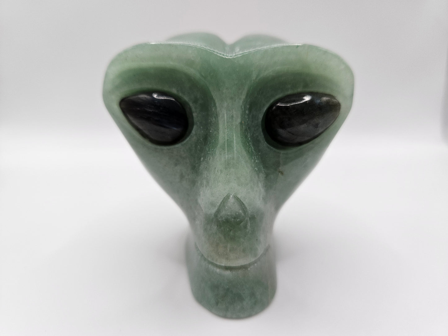 Green Adventurine Alien w/ Labradorite Eyes
